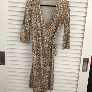 DVF signature wrap dress
